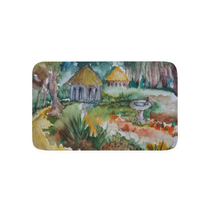 HW Birdbath Memory Foam Bath Mat