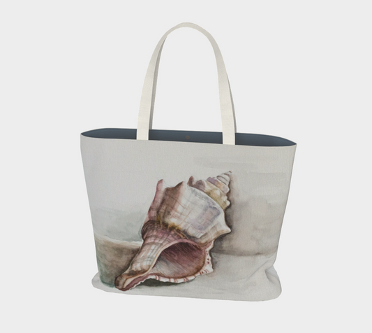 HW Watercolor Shell Large Tote