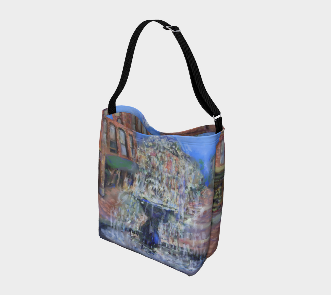 Town Fountain Day Tote