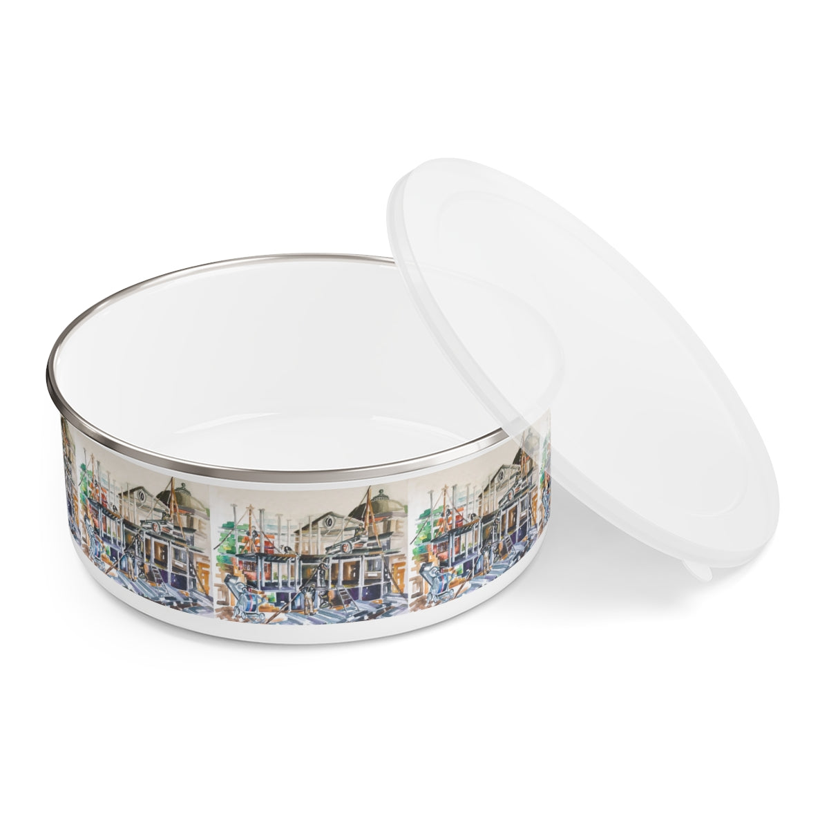 HW Construction Enamel Bowl