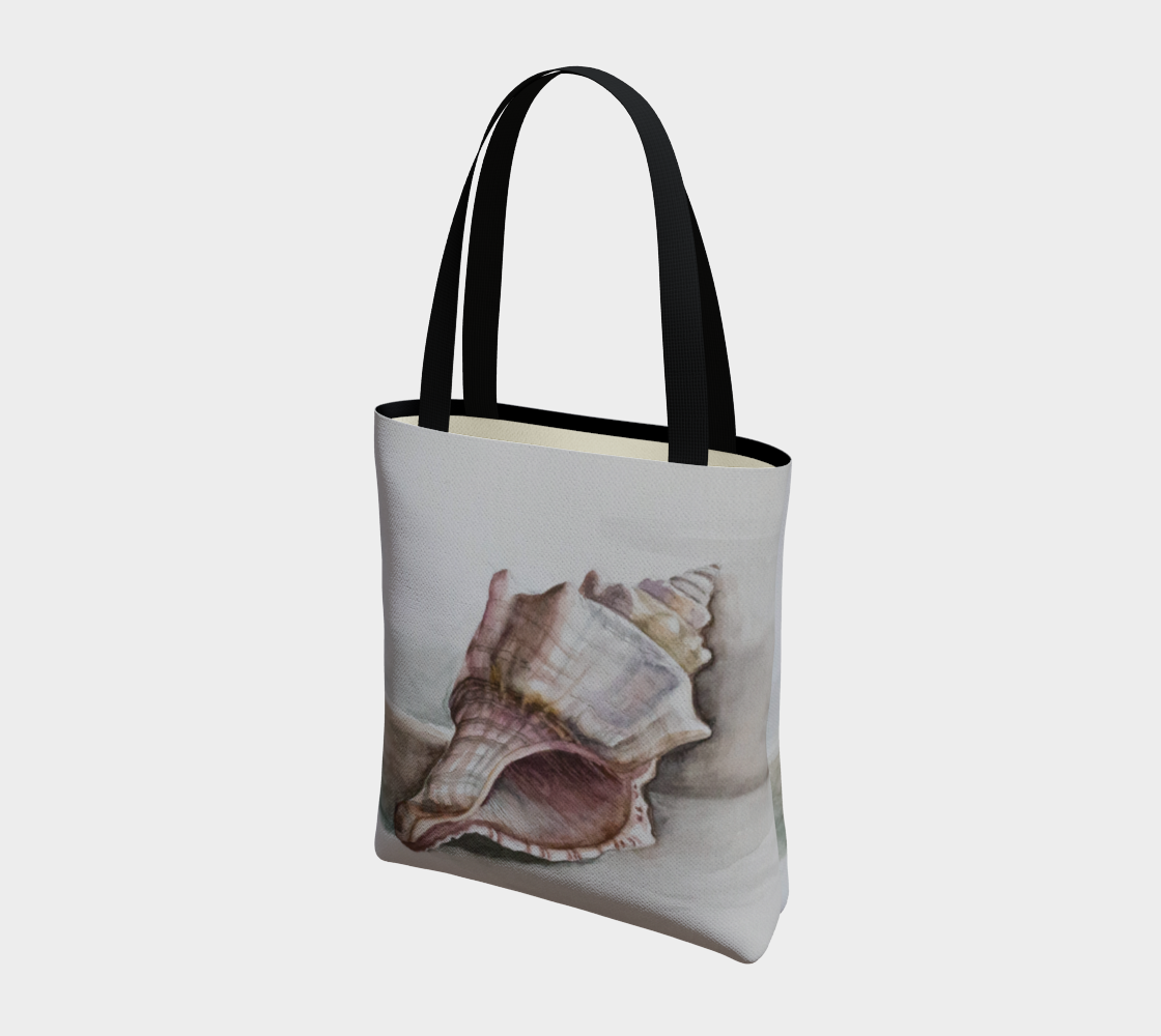 HW Watercolor Shell Tote Bag