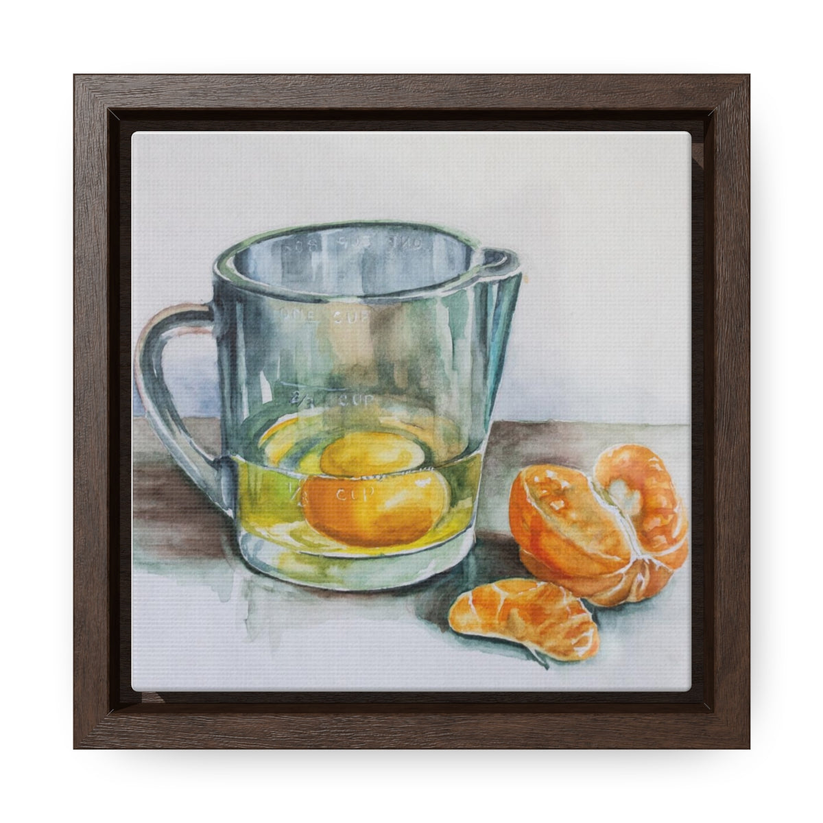 HW Citrus Gallery Canvas Wraps, Square Frame