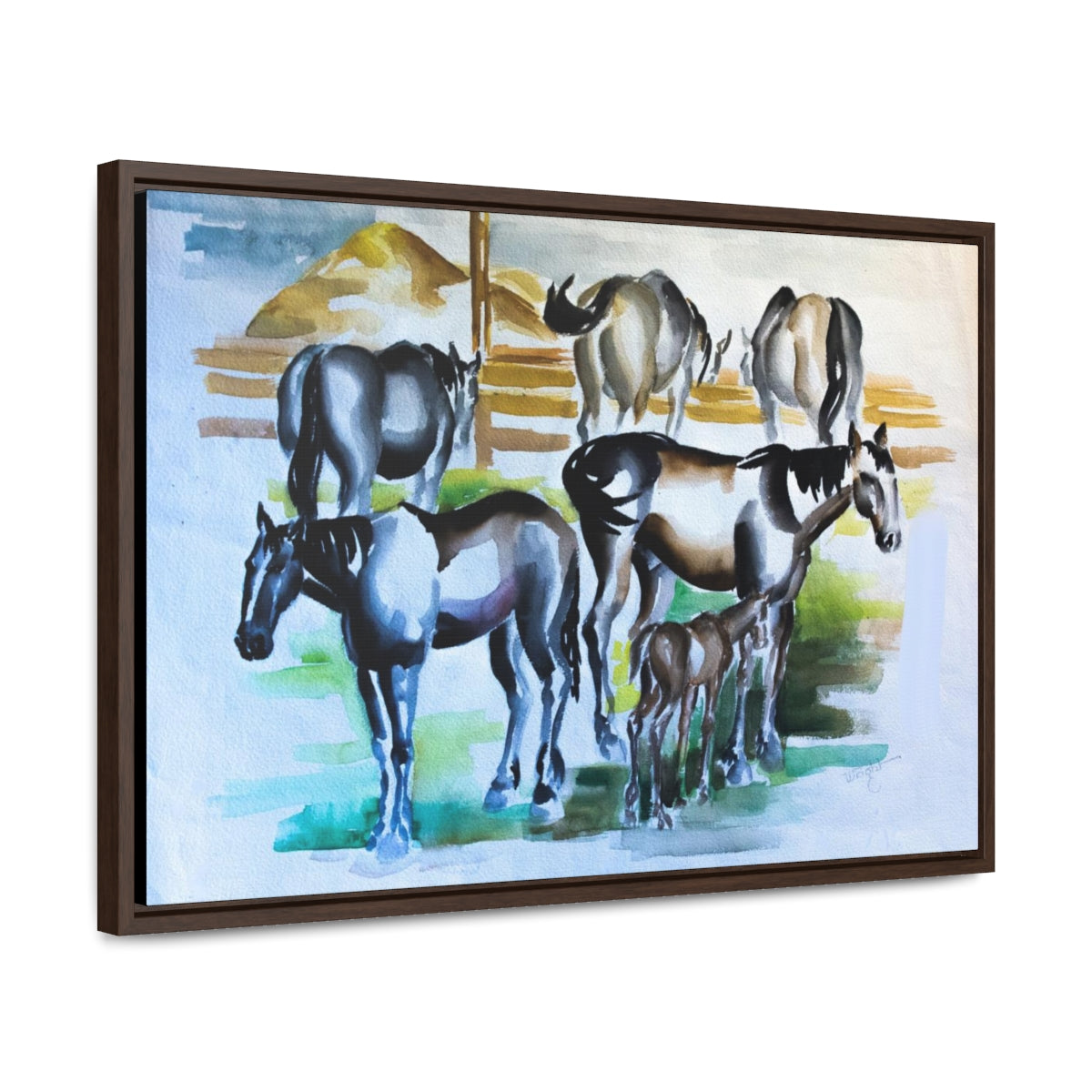 HW Horses Gallery Canvas Wraps, Horizontal Frame