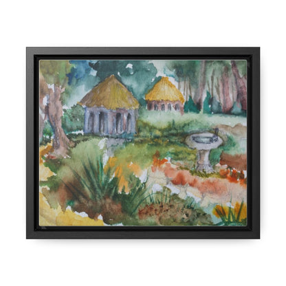 HW Birdbath Gallery Canvas Wraps, Horizontal Frame