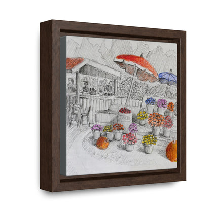 HW Farmstand Gallery Canvas Wraps, Square Frame