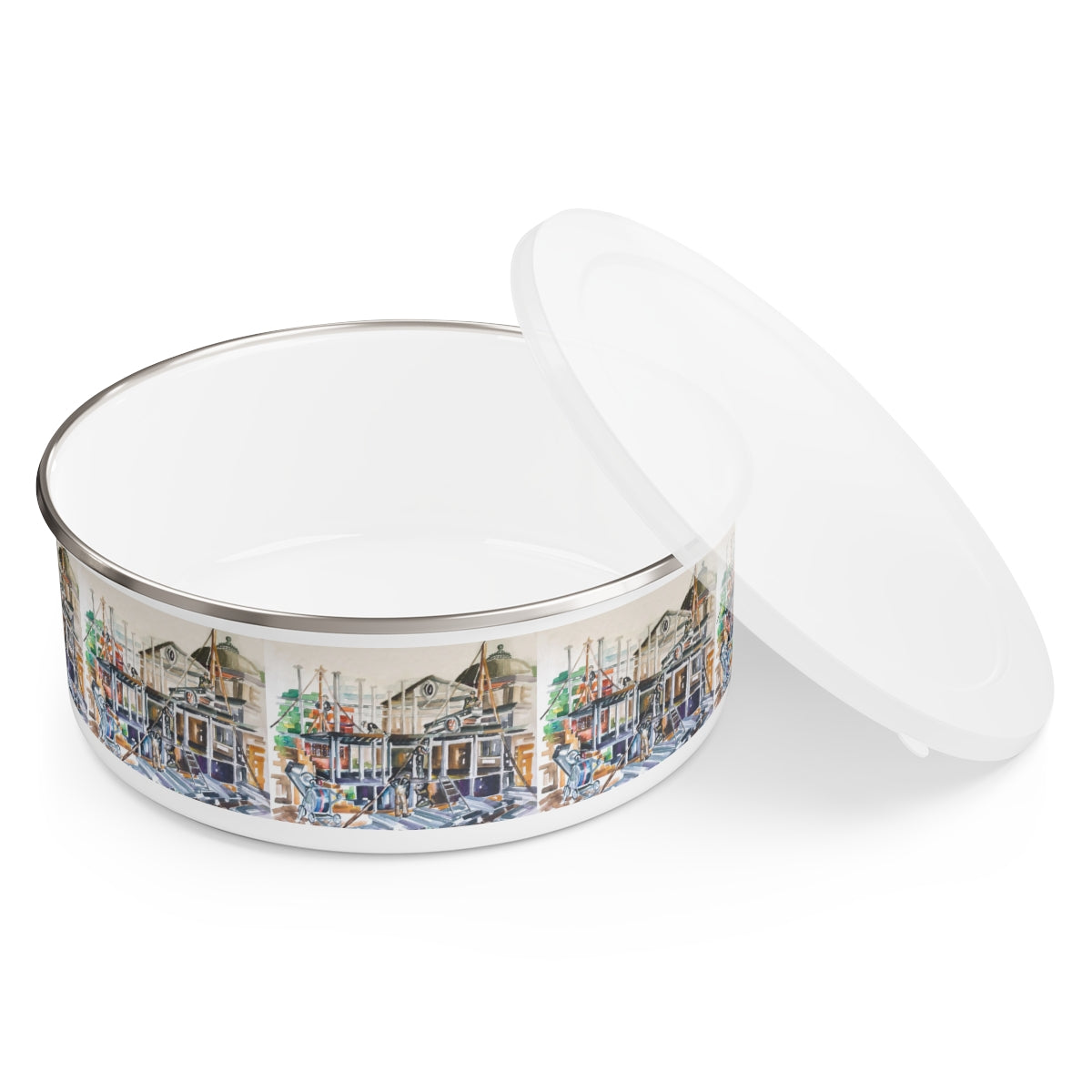 HW Construction Enamel Bowl