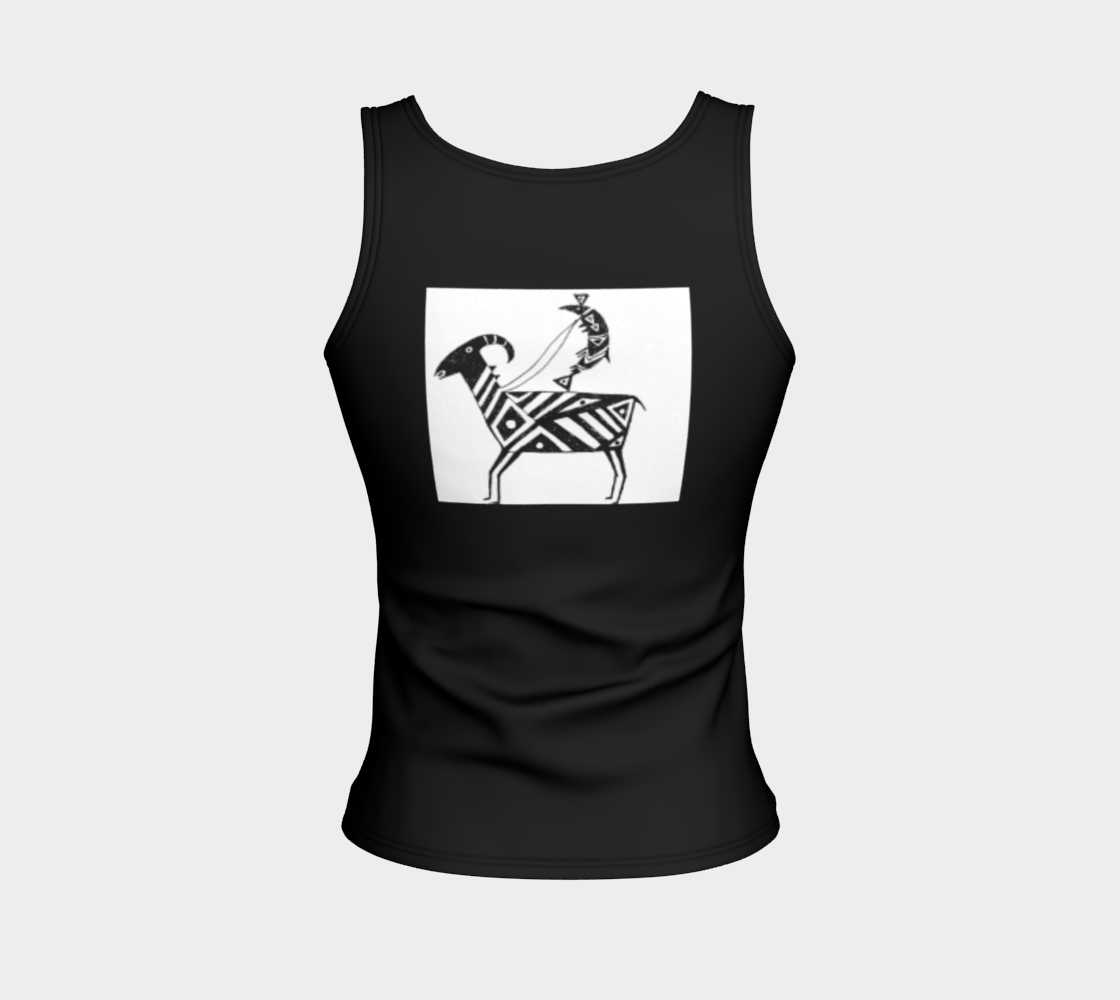 HW Fish Gallop Women's Regular Fitted Tank