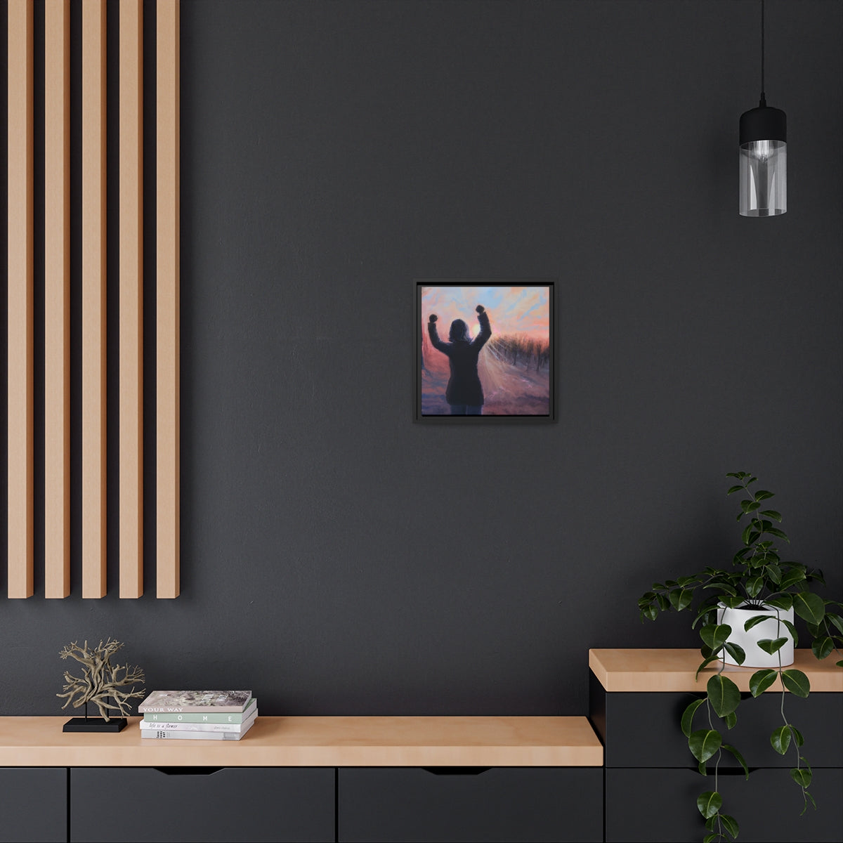 Revel Canvas, Black Frame, Matte