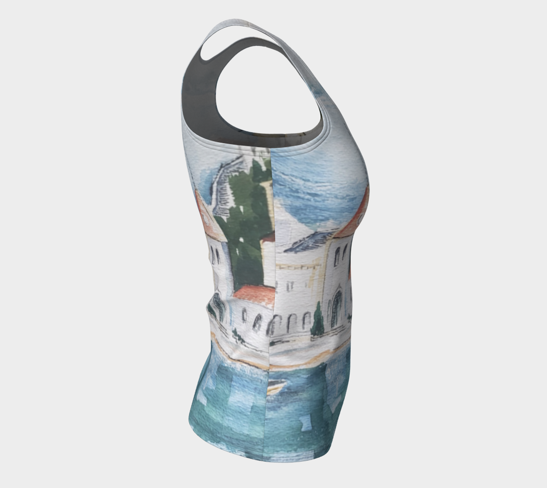 HW Watercolor City Tank Top