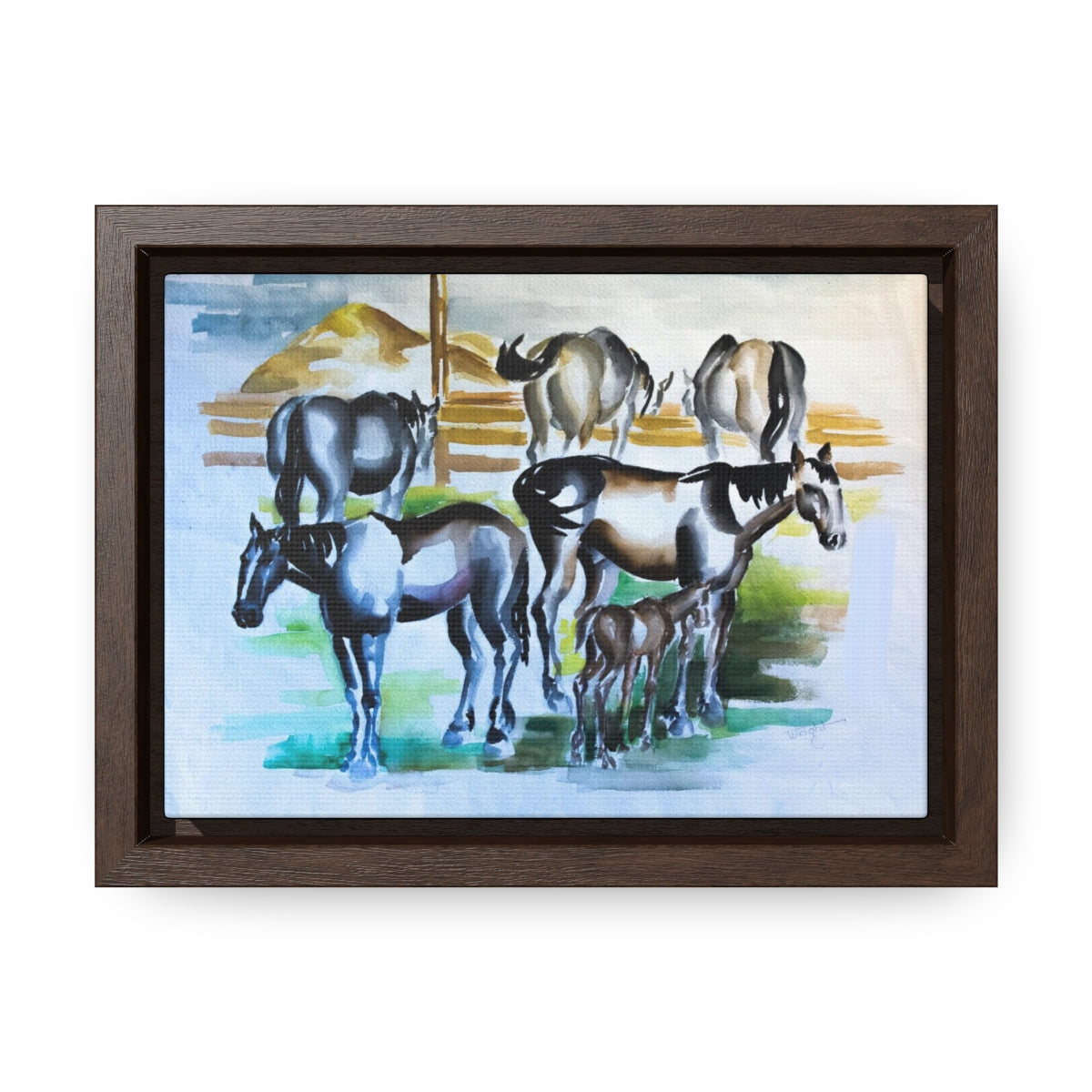 HW Horses Gallery Canvas Wraps, Horizontal Frame