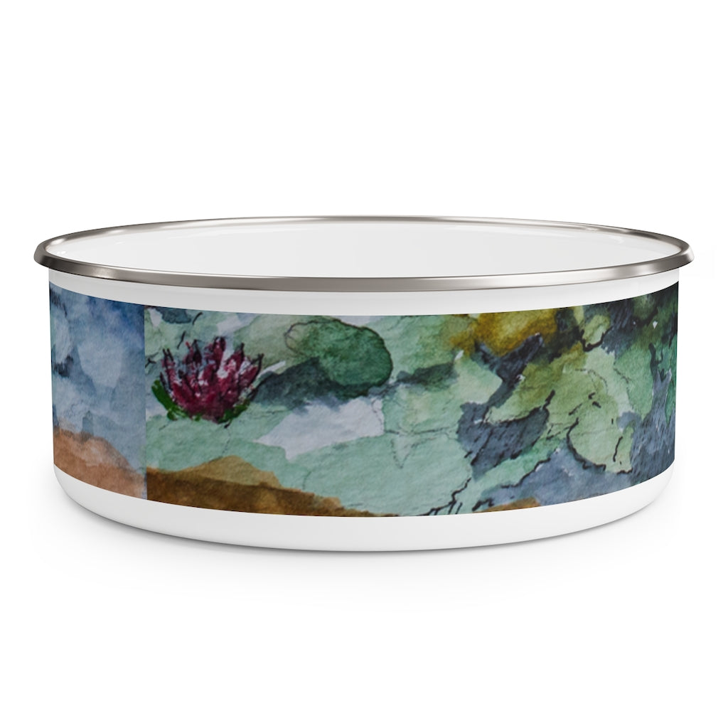 HW Lilypad Enamel Bowl