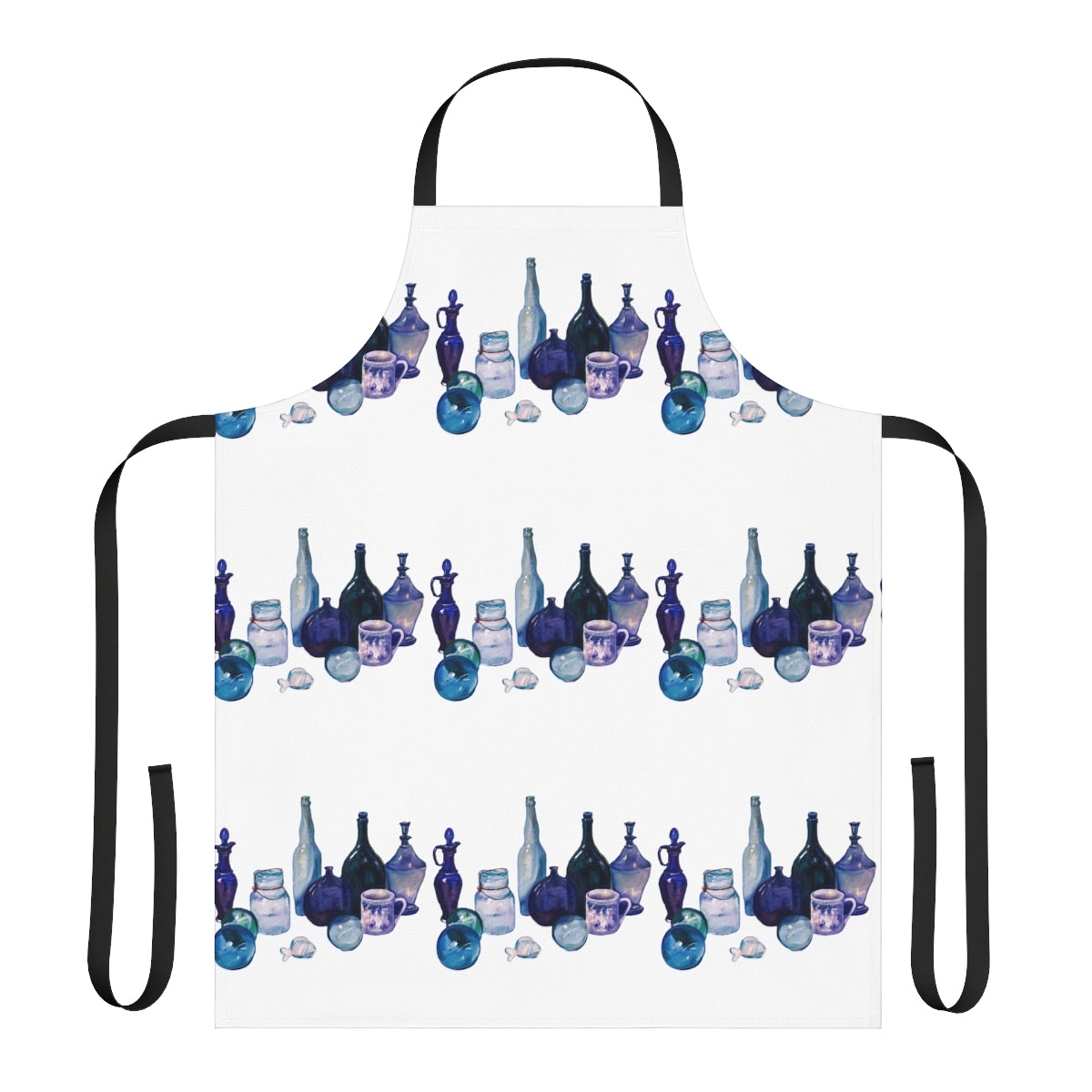 HW Blue Bottles Chef Apron