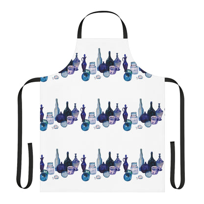 HW Blue Bottles Chef Apron