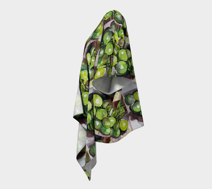 HW Green Grapes Draped Kimono