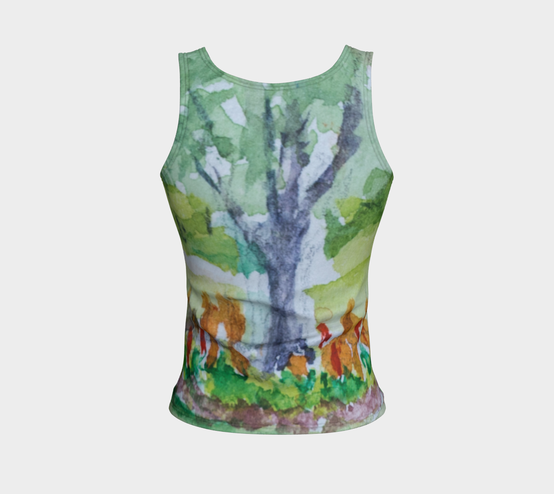 HW New Tree Fitted Tank Top