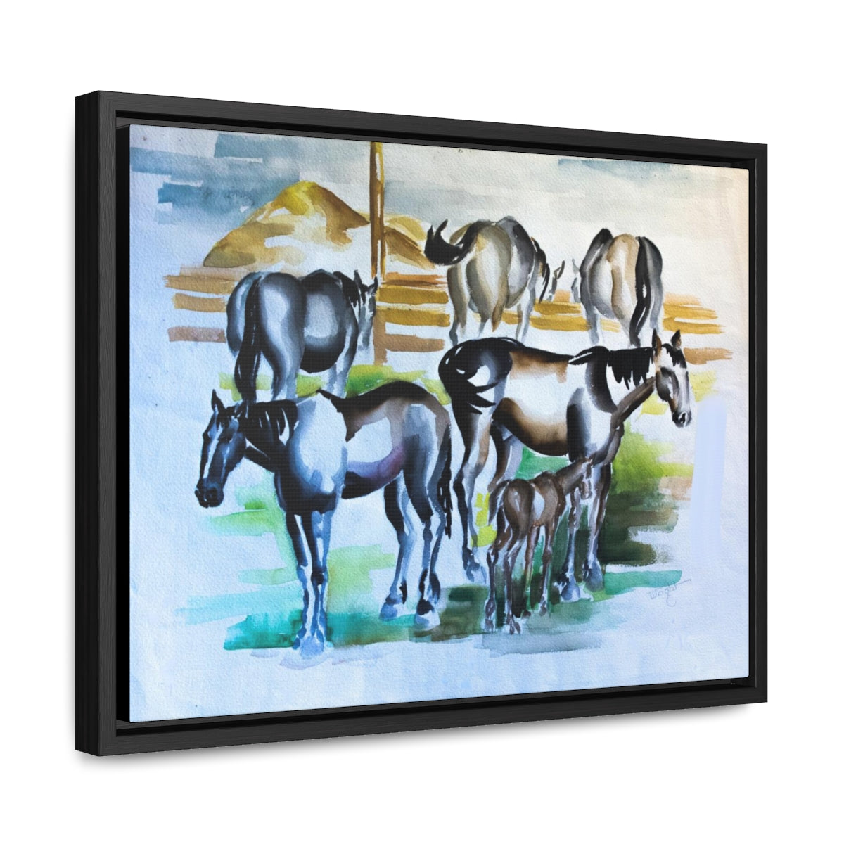 HW Horses Gallery Canvas Wraps, Horizontal Frame