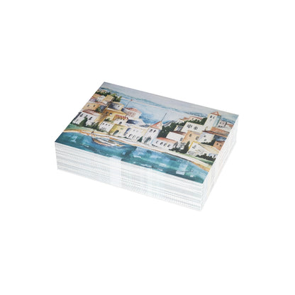 HW Watercolor City Greeting Card Bundles (10, 30, 50 pcs)