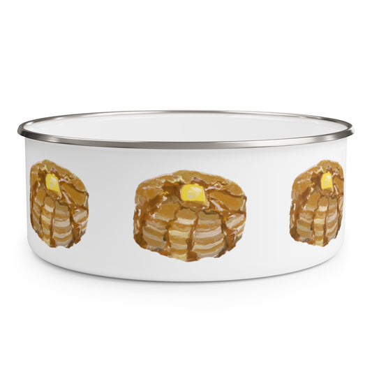 Pancake Lover Enamel Bowl