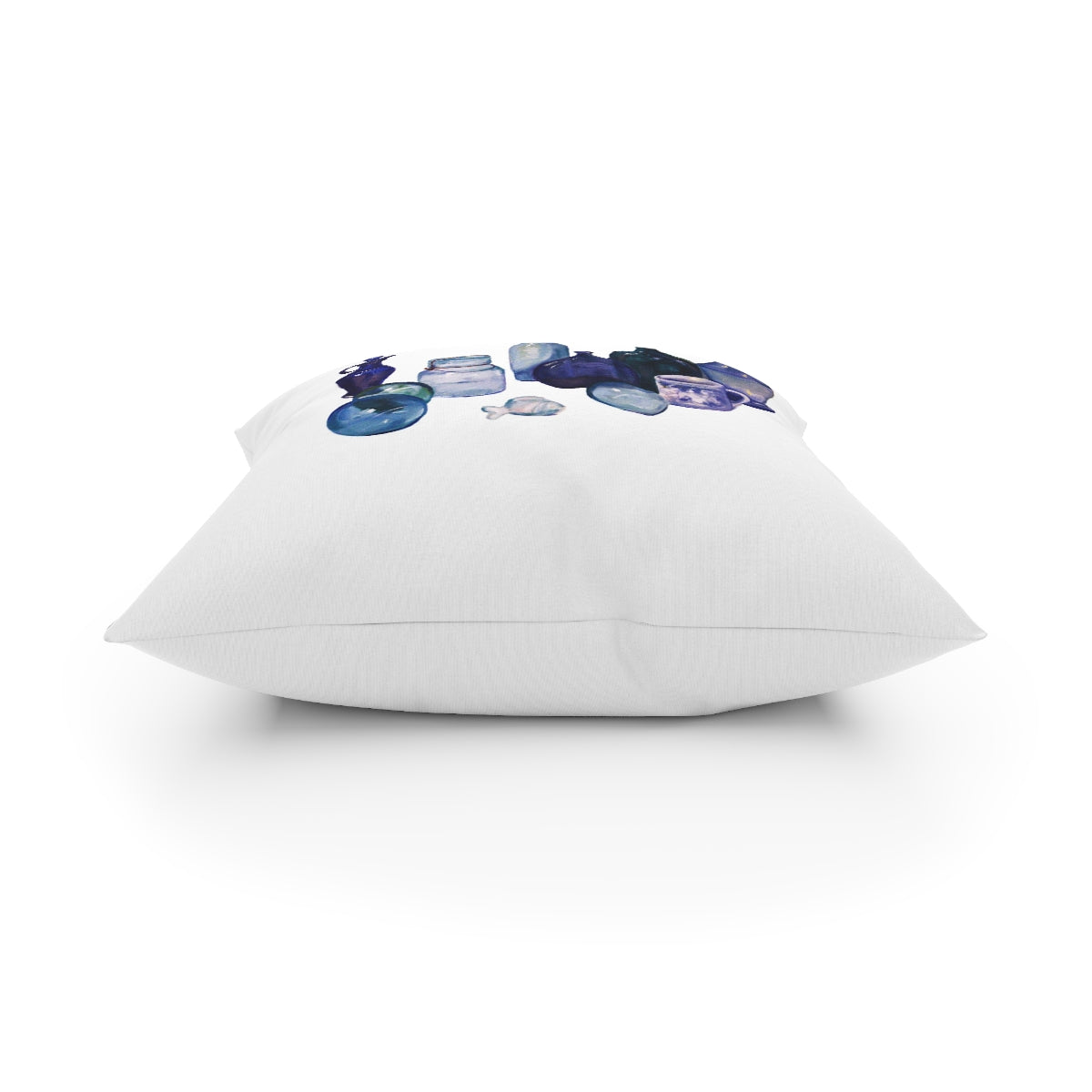 HW Blue Bottles Pillow