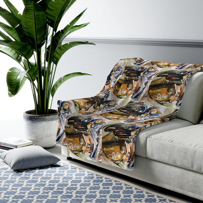 HW Sometime In the 70’s Velveteen Plush Blanket