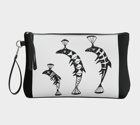 HW Fish Fam Vegan Leather Purse