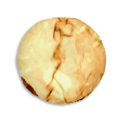Golden Hour Tufted Floor Pillow, Round