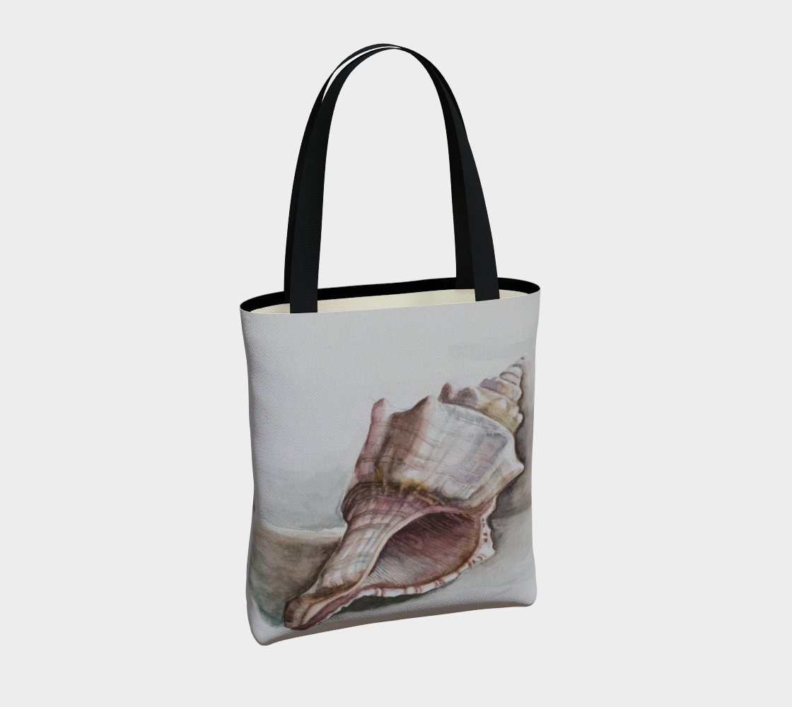 HW Watercolor Shell Tote Bag