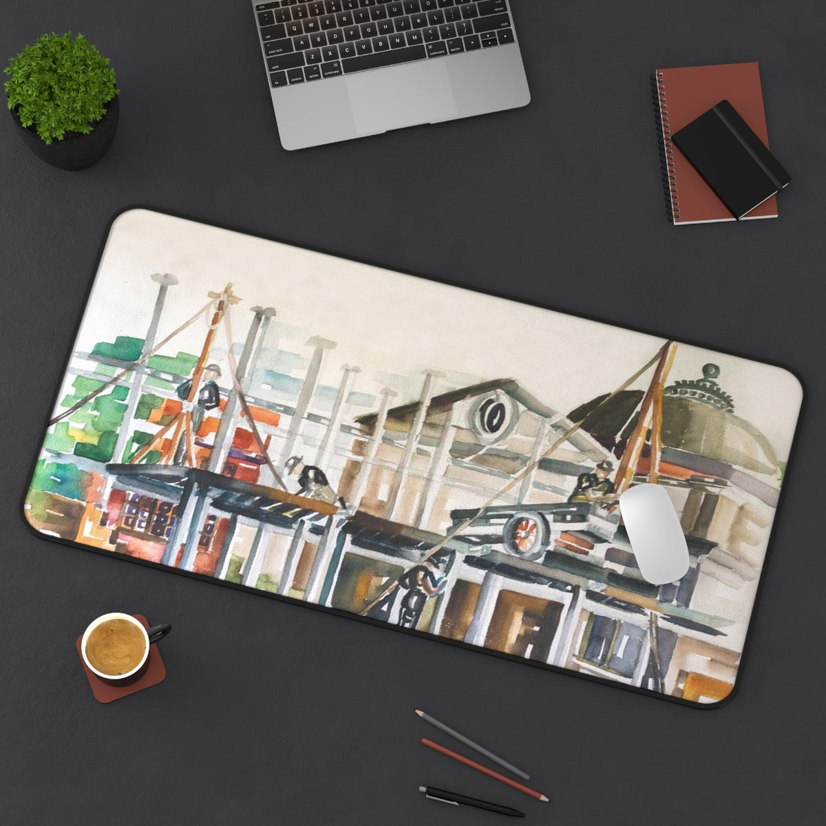 HW Construction Desk Mat