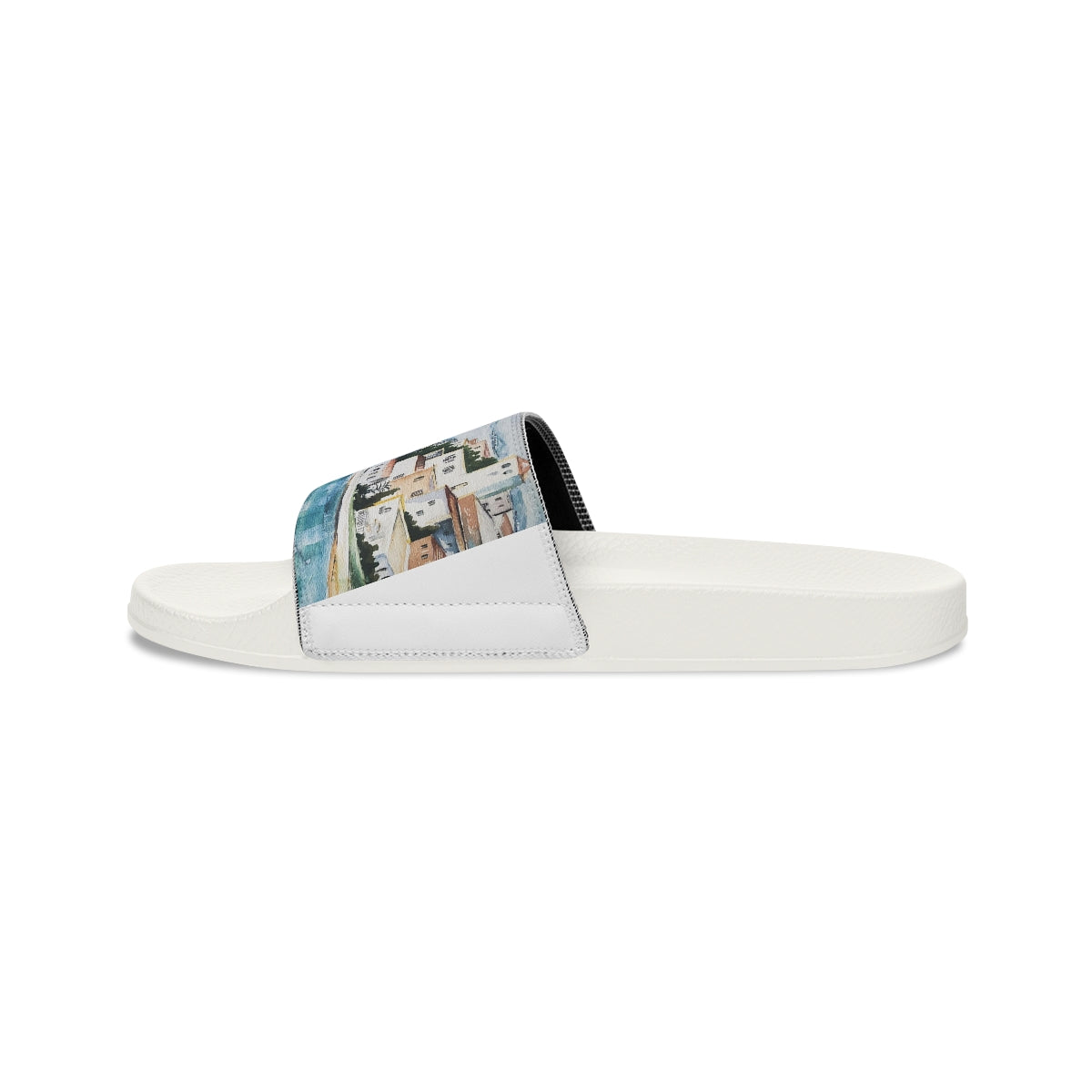 HW Watercolor City Women's Slide Sandals