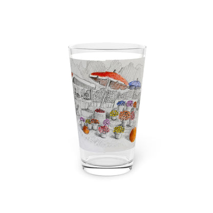 HW Farmstand Pint Glass, 16oz