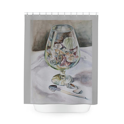 HW Jar of Sea Polyester Shower Curtain