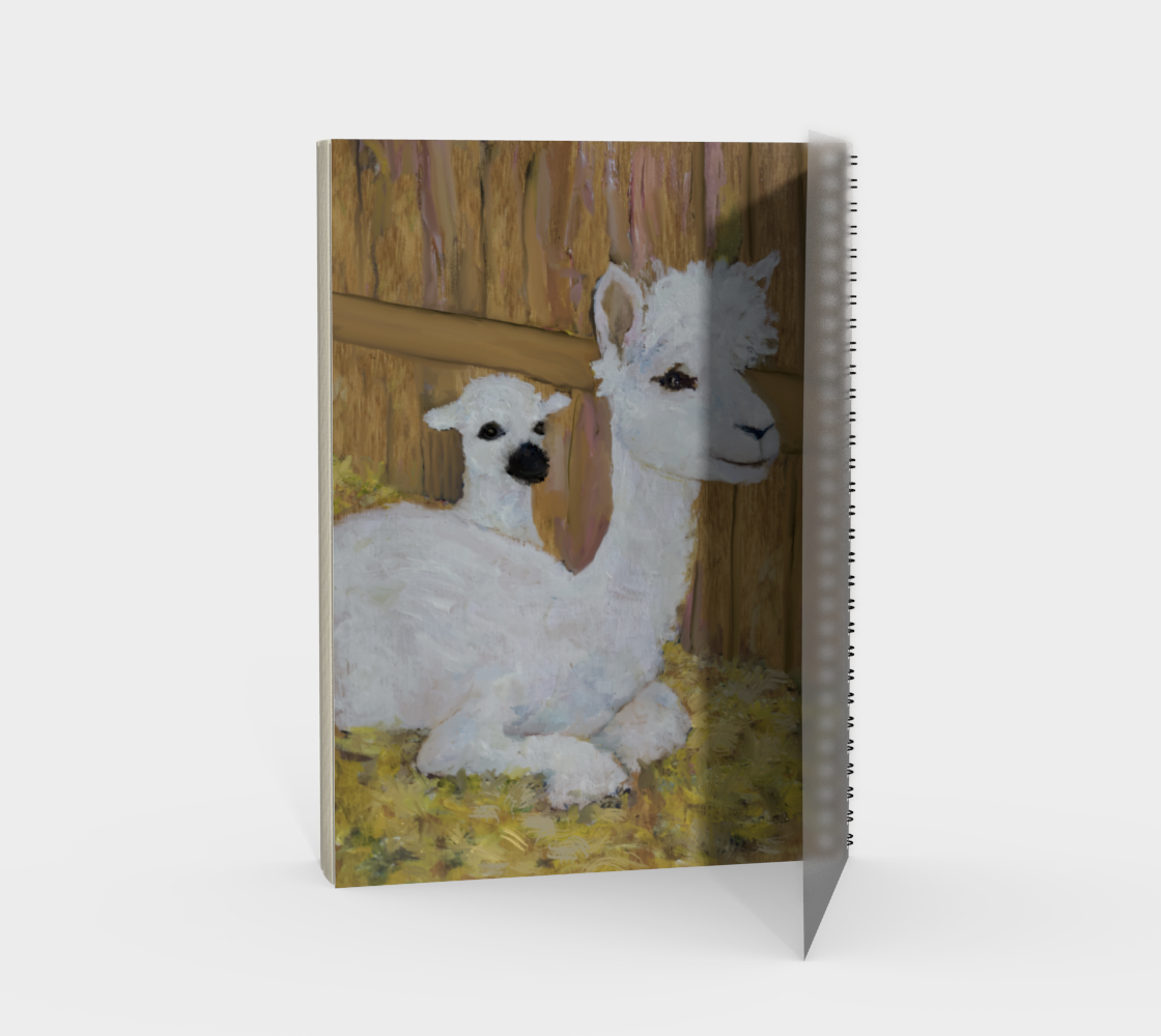 Alpaca Joy Spiral Notebook