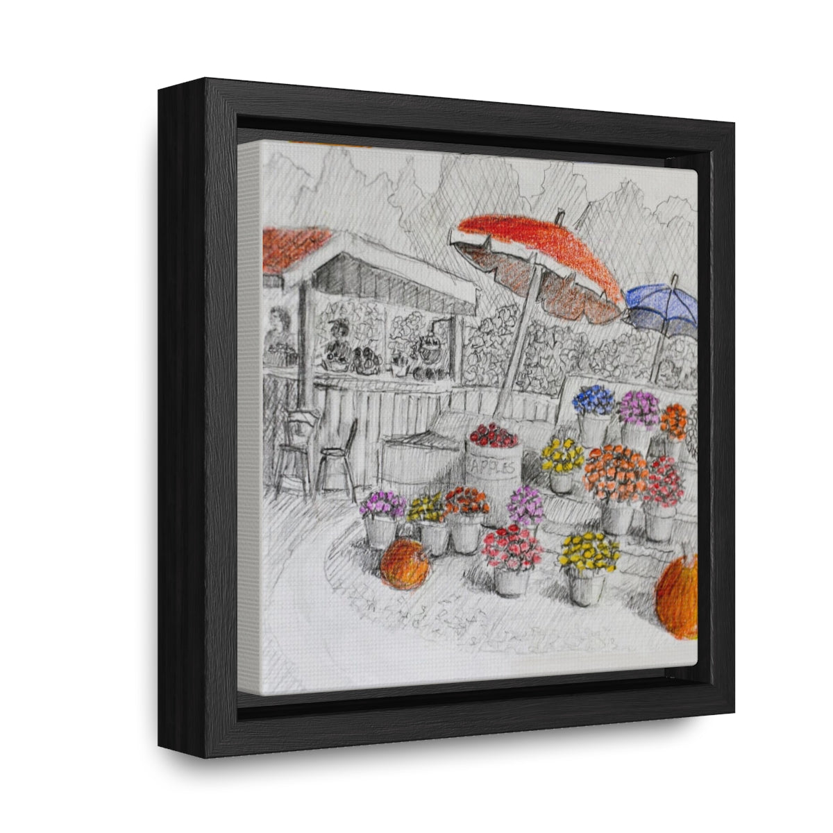 HW Farmstand Gallery Canvas Wraps, Square Frame