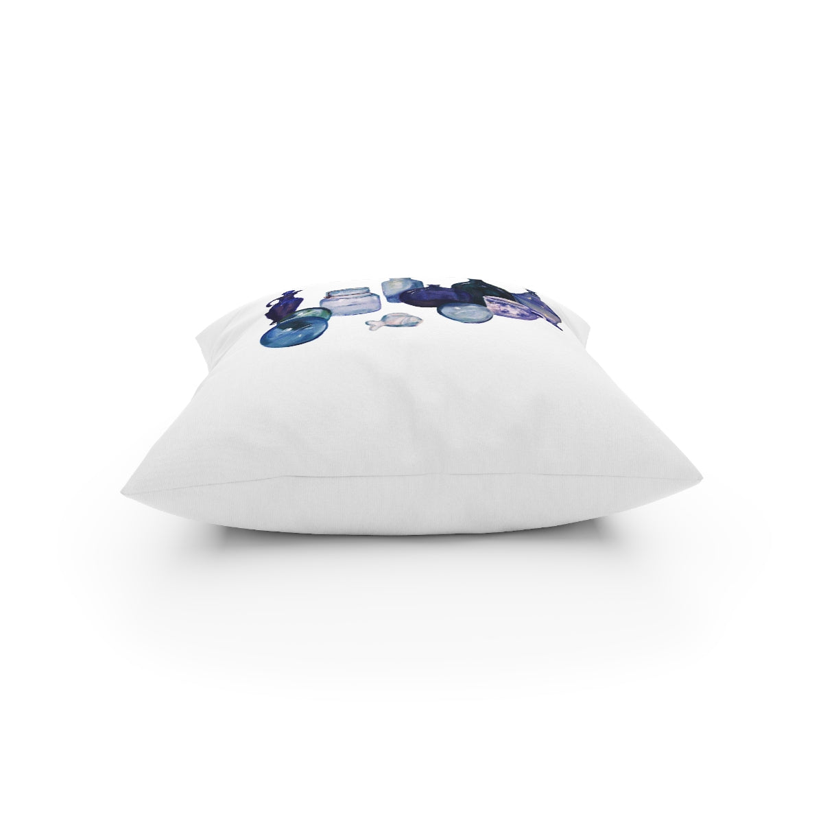 HW Blue Bottles Pillow