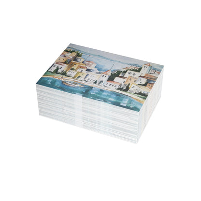 HW Watercolor City Greeting Card Bundles (10, 30, 50 pcs)