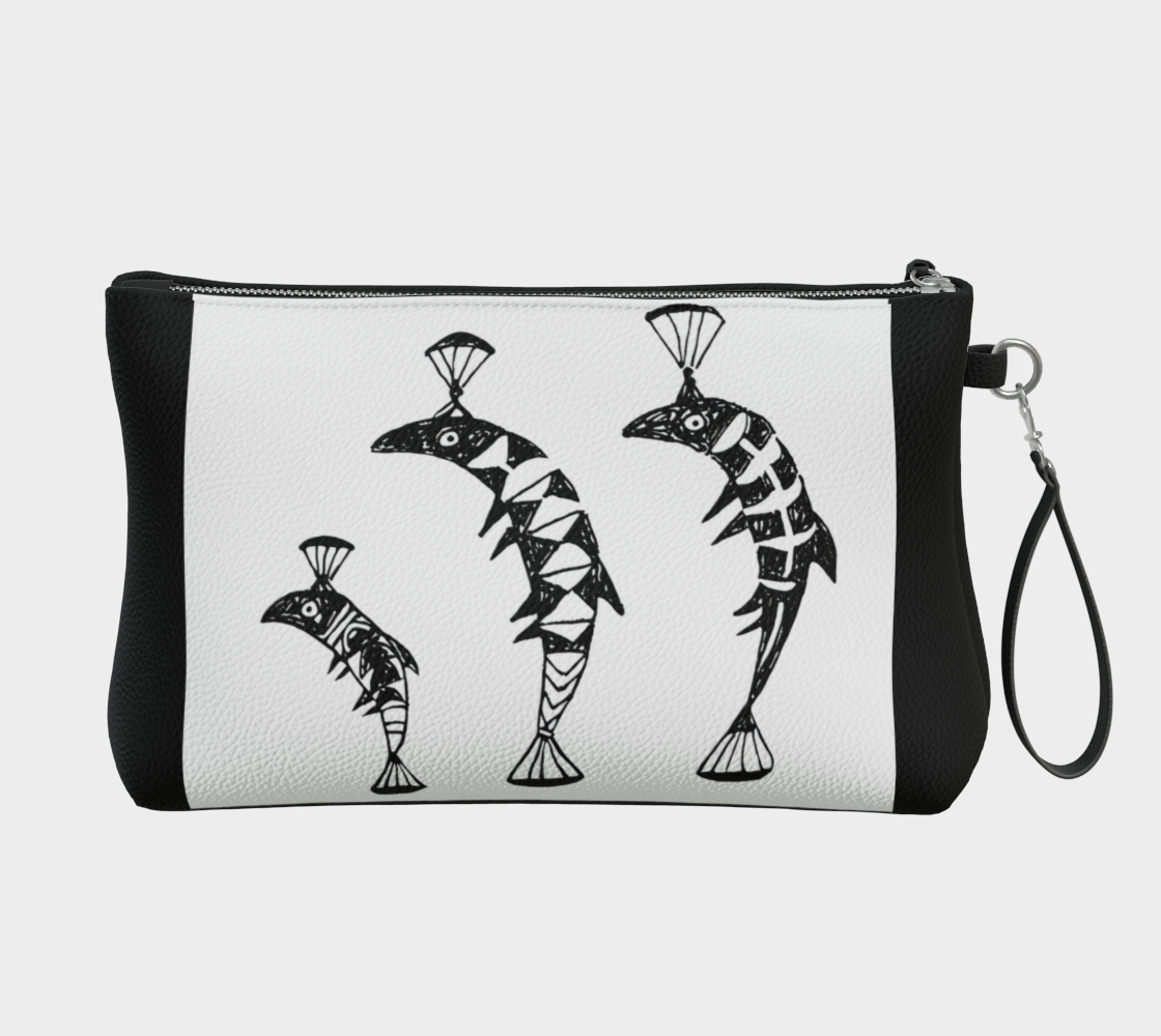 HW Fish Fam Vegan Leather Purse