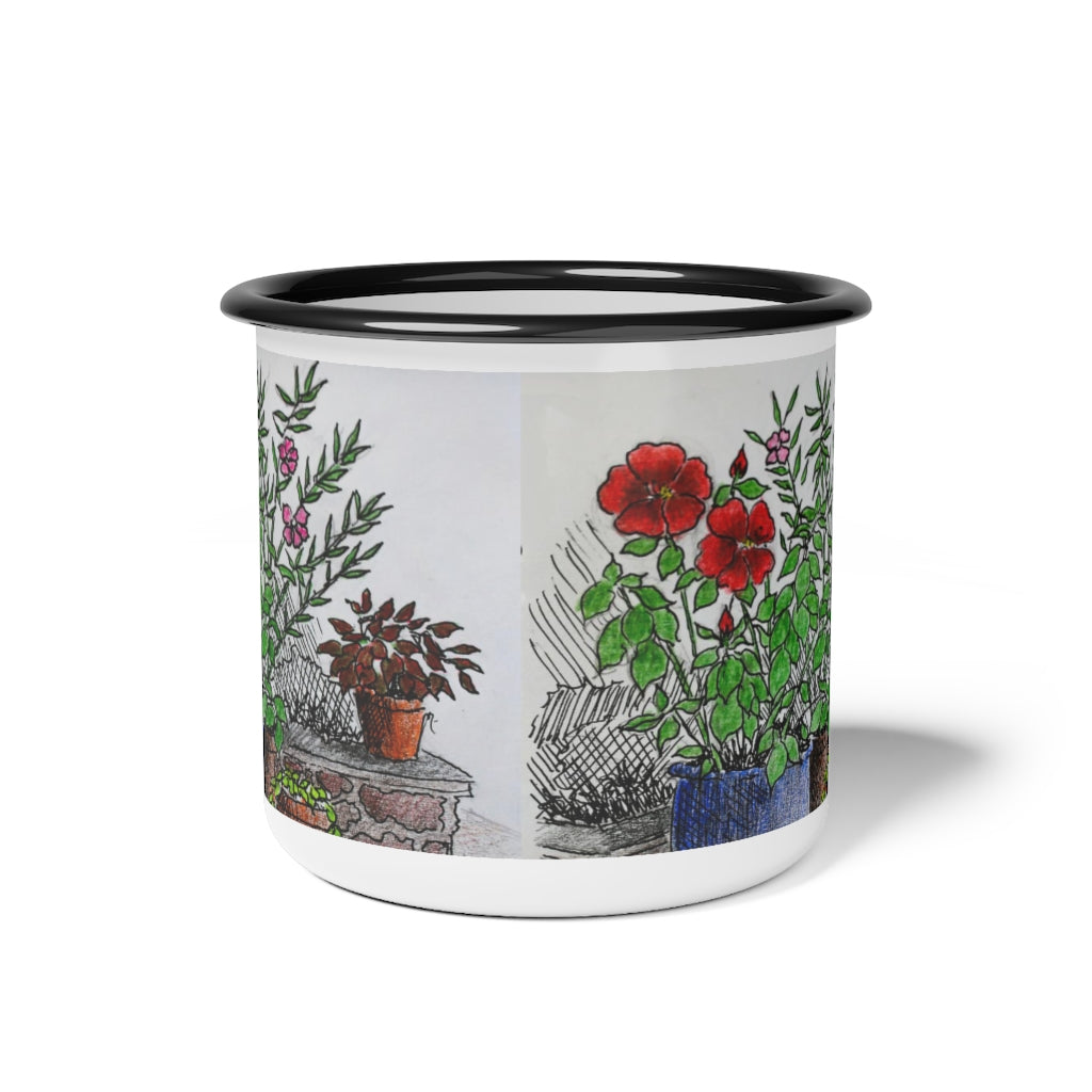 HW Porch Garden Enamel Camp Cup