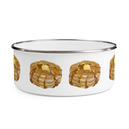 Pancake Lover Enamel Bowl