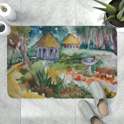 HW Birdbath Memory Foam Bath Mat