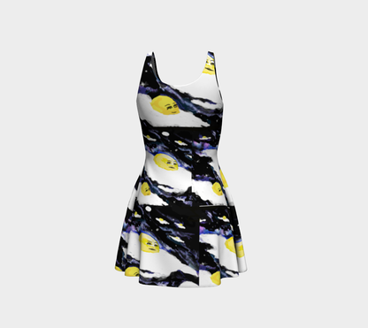Space Egg Flare Dress
