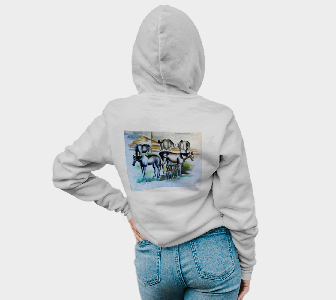 HW Horses Pullover Hoodie