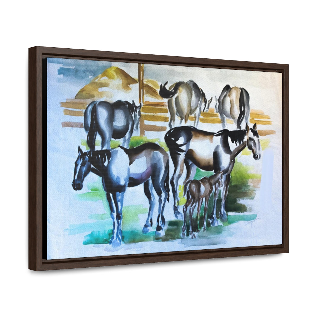 HW Horses Gallery Canvas Wraps, Horizontal Frame