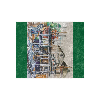 HW Construction Crushed Velvet Blanket