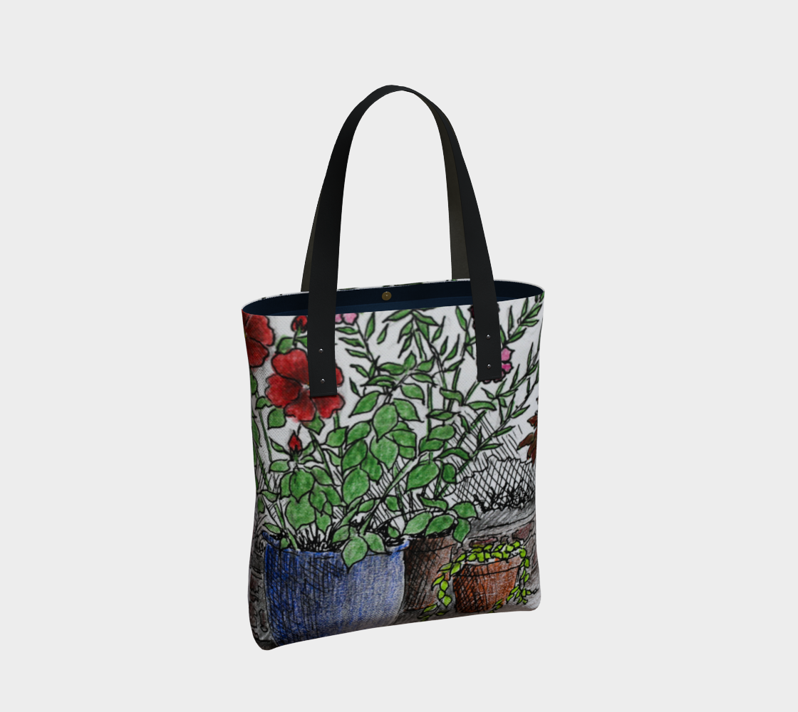 HW Porch Garden Tote Bags