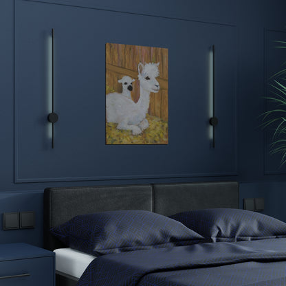 Alpaca Joy Satin Posters (300gsm)