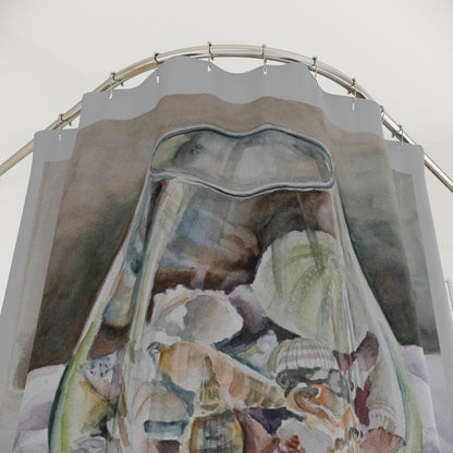 HW Jar of Sea Polyester Shower Curtain