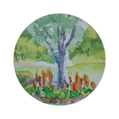 HW New Tree Round Rug