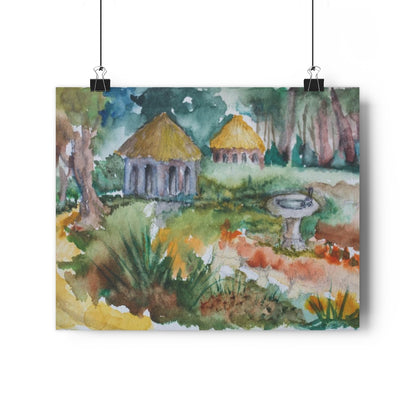 HW Birdbath Giclée Art Print