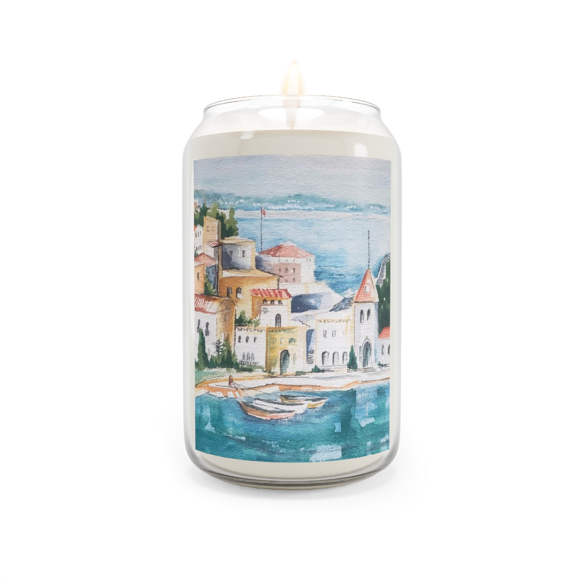 HW Watercolor City Scented Candle, 13.75oz