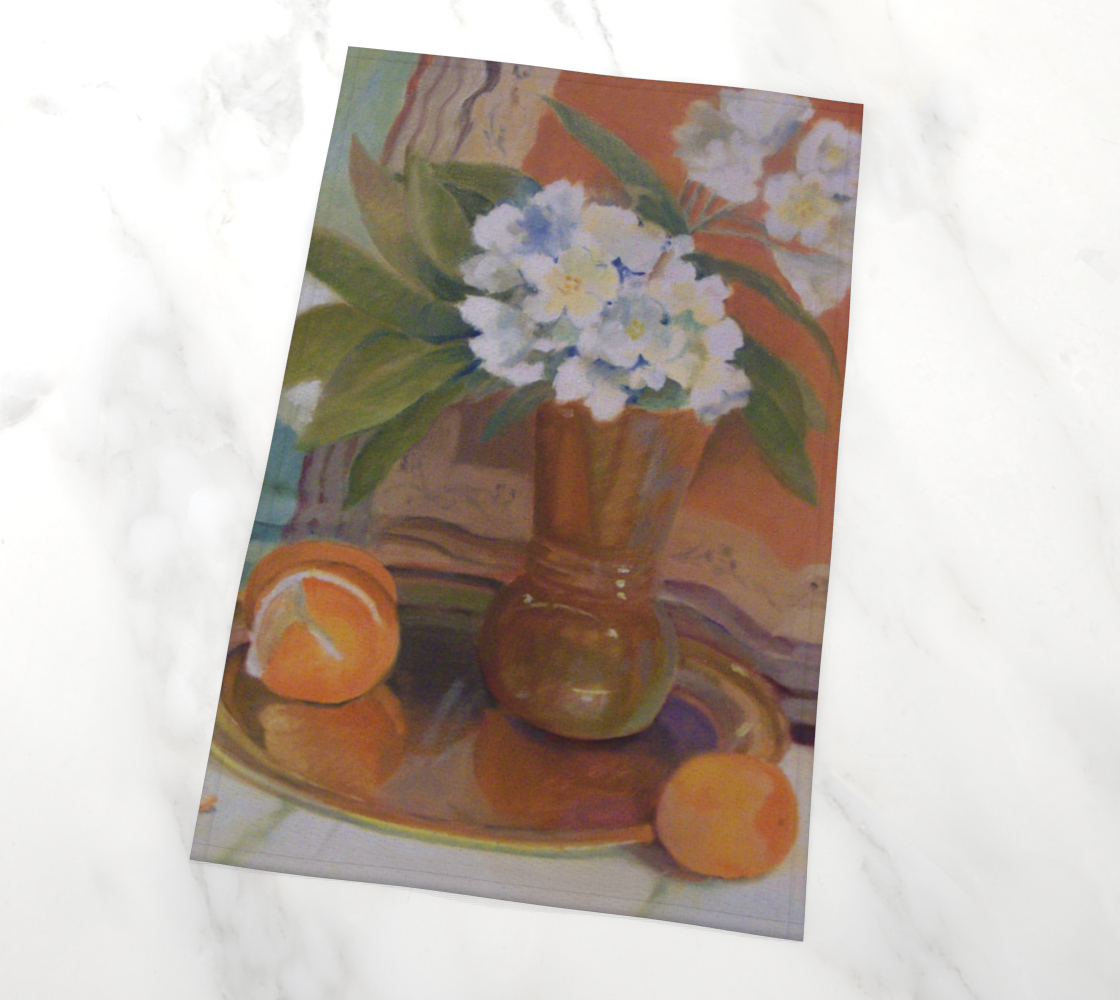 HW Copper Citrus Delight Tea Towel